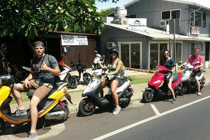 2 Passenger 200cc Scooter Rental - 21+ - Motorcycle License - Getting Your Bearings with the Provided Map