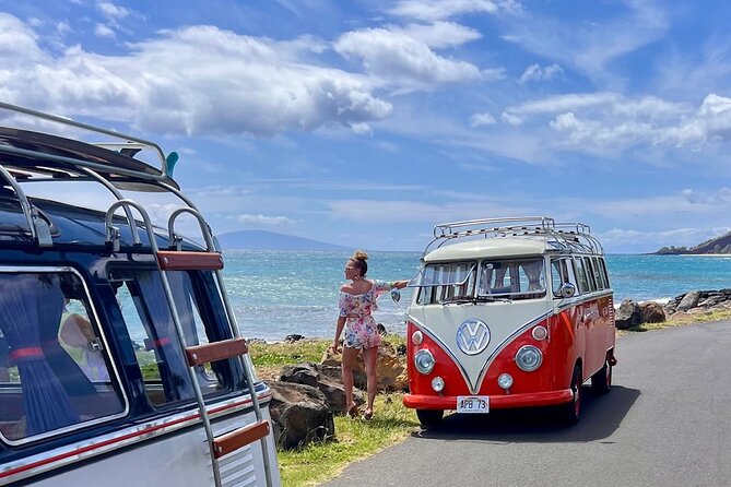 Brewery and Beach Cruise in a Vintage VW Bus - Entering Maui by vintage VW bus, not a tour line