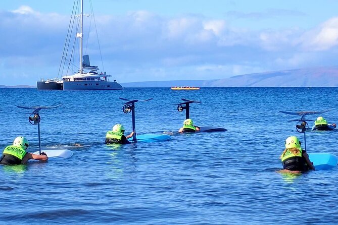 Electric Foilboard rides/lessons/sessions at Sugar Beach, Maui - Sugar Beach Start: Getting Ready on the Sand