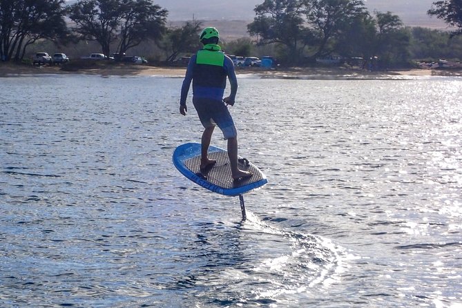 Electric Foilboard rides/lessons/sessions at Sugar Beach, Maui - Lesson Flow: From Beach Pre-Flight to Riding Attempts
