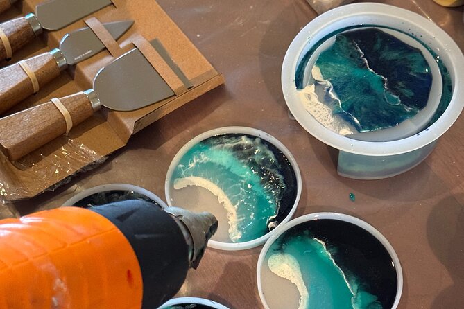 Epoxy Resin Art and Craft Coaster Set Experience - The Real-World Teaching Style: Yulia Maui Art’s Patient, Positive Approach