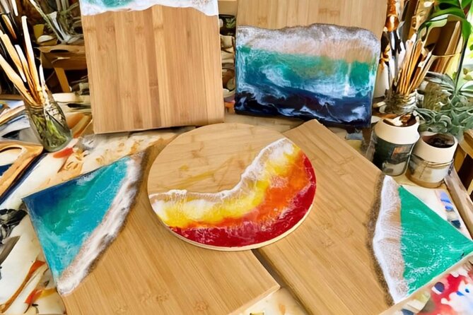 Epoxy Resin Cheese Board Art Class - Inside the 90 minutes: how the resin workshop flows