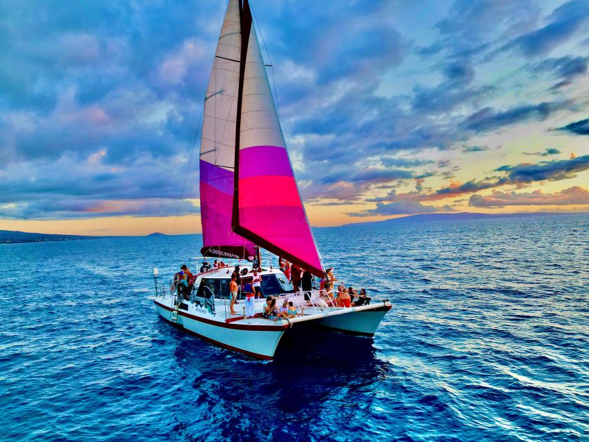 From Maalaea: Whale Watching Catamaran Cruise with Drinks - Maalaea and the Winona: small-boat whale watching that feels personal