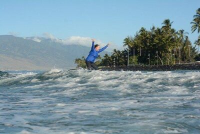 Group Surf Lesson for Beginners in Kihei at Kalama Park - The 2-hour group setup with Surf Yoga Maui
