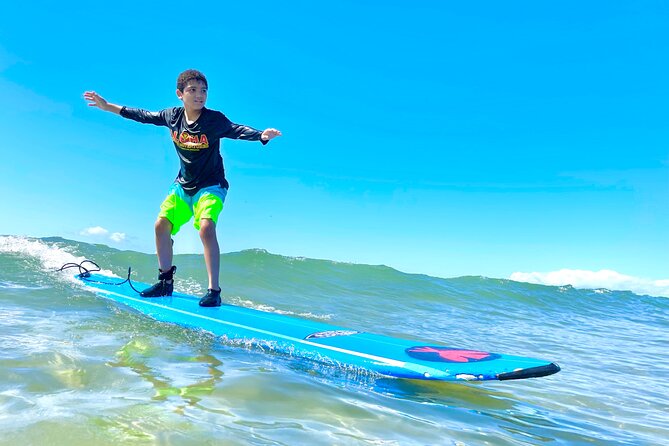 Hawaiian-owned and Operated Surf Lessons in Kihei, Maui - Kihei check-in and getting suited up like a surfer