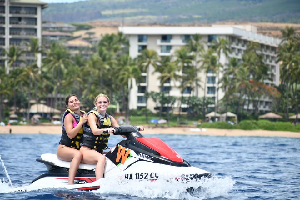 Kaanapali Beach: Jet Ski or Flyboard Rental Tours - Kaanapali Beach Pickup and the Trip Out to Jet Ski Island