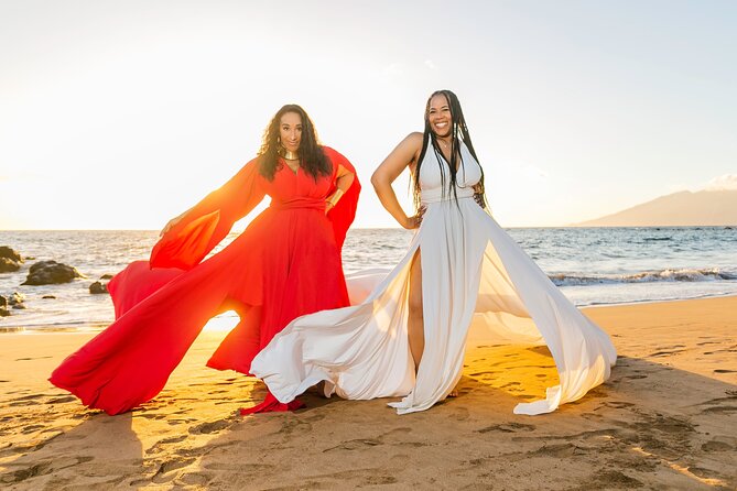Maui Hi Flying Dress Private Photoshoot Experience - How the 1-hour session moves through the location