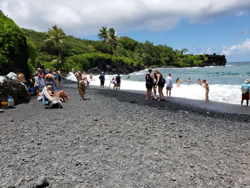 Maui : Private : Road to Hana Day Trip : Just For Your Group - Wai‘anapanapa State Park: Black Sand Beach Time You Can Plan Around