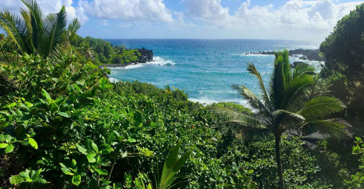 Maui: Road to Hana Sightseeing Tour - Waianapanapa State Park: walking the black sand shoreline
