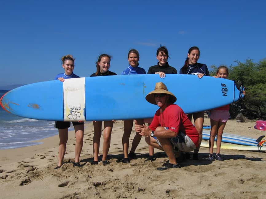 Maui: Surfing Lesson for everyone ; pure fun! - The Land Lesson: Where You Learn the Moves Without Fighting the Waves