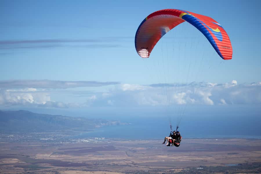 Maui: Top Gun Paragliding Tandem Flight - What the tandem flight feels like (and what you control)