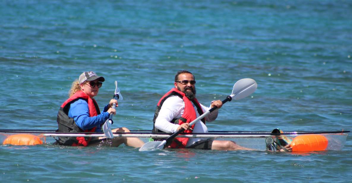 Olowalu: Guided Clear Kayak Tour - Unlimited - Entering the reef world through a clear kayak