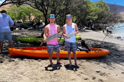 Pelagic Kayak Fishing Charter Lahaina - Getting there: Olowalu Village Rd and a pre-7am start