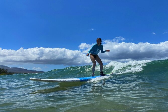 Private Surf Lesson at Kalama Beach in Kihei - Instructors who adapt: Freddy, Bryan, Turtle, and David H