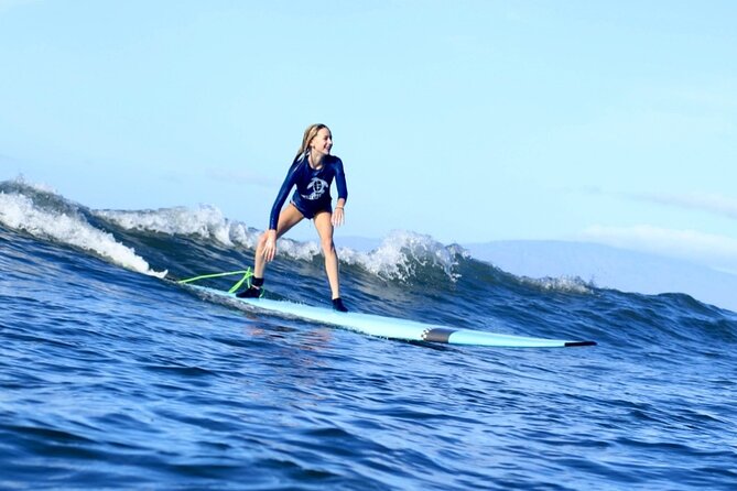 Private Surf Lesson at Kalama Beach in Kihei - The 2-hour rhythm: land drills, then real wave attempts