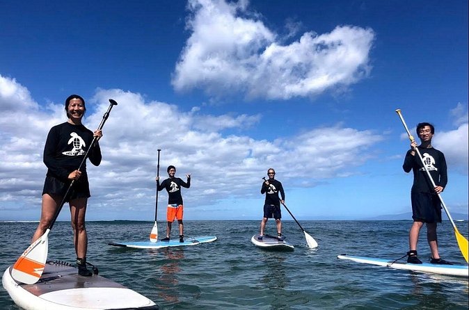 Semi Private Stand Up Paddle Boarding (SUP) Class at Kalama Beach in Kihei - On the Water at Kalama Beach: Coaching That Helps You Improve