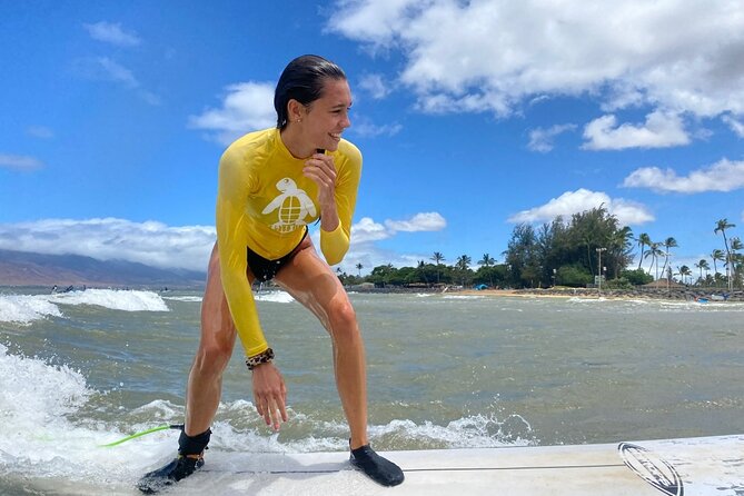 Semi-Private Surf Lesson at Kalama Beach in Kihei - Crowd Reality at Kalama Beach: Timing Makes Learning Easier