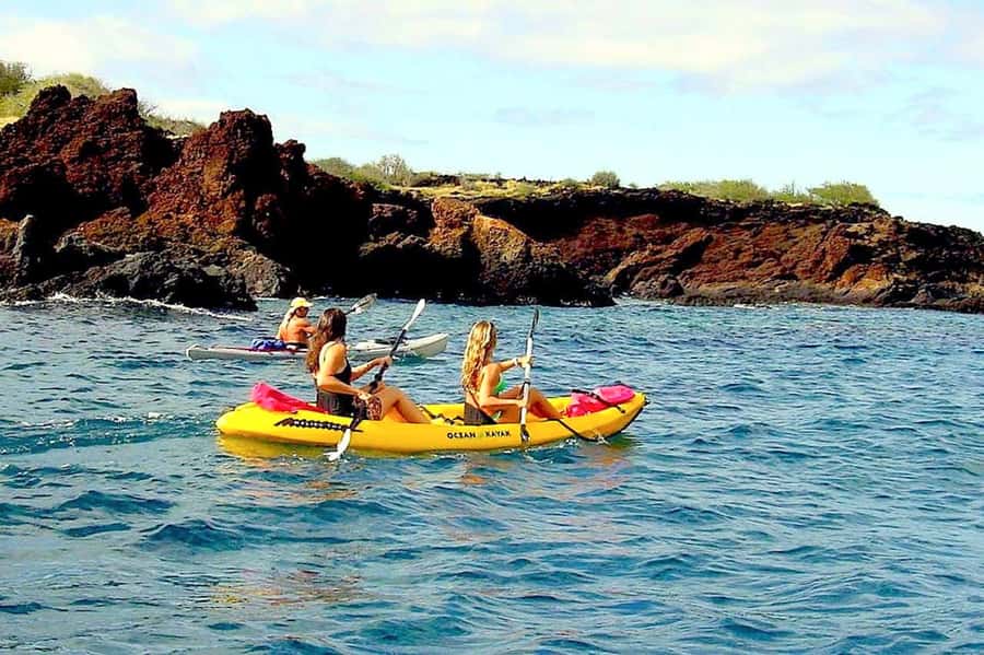 South Maui: Waterfall Tour w/ Kayak, Snorkel, and Hike - Ocean kayaking: a real paddle, not a photo-op