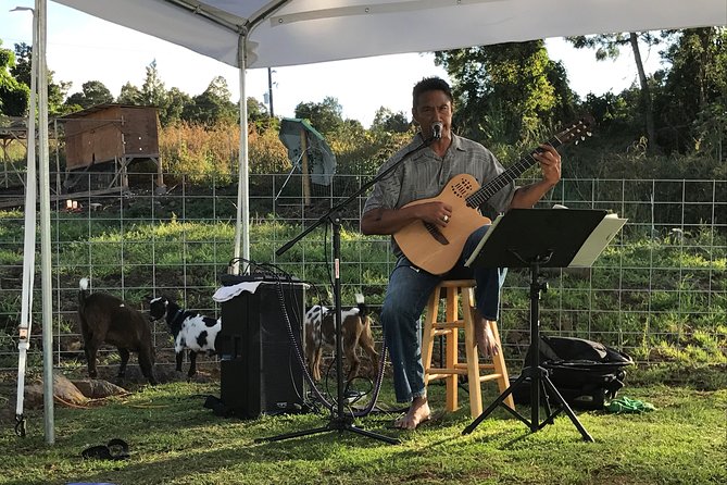 Sunset Maui Goat Yoga with Live Music - The 1-stop schedule: 1 hour 30 minutes of goat yoga with live music