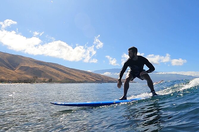 Surf Lesson on Maui - A private Maui surf lesson at Ukumehame Beach Park (Lahaina)