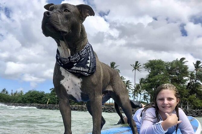 Surf with a Service Animal - Ukumehame Beach Park: How the 1 Hour 45 Minutes Typically Plays Out