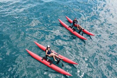Water Bike Tour in South Maui - Your water bike setup: life jacket, bottles of calm, and how easy it is